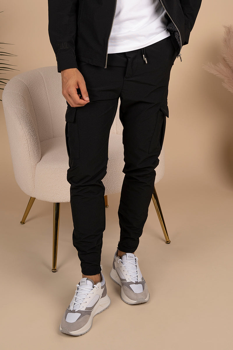 Premium Cargo Utility Pants - Black