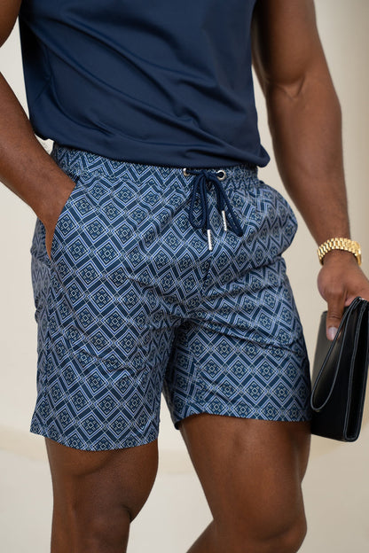 Scuba Aztec Pocket T-Shirt - Navy