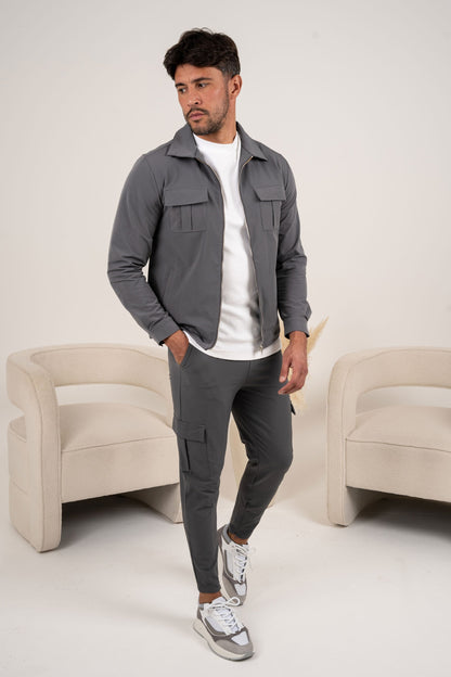 Premium Cargo Utility Pants - Charcoal